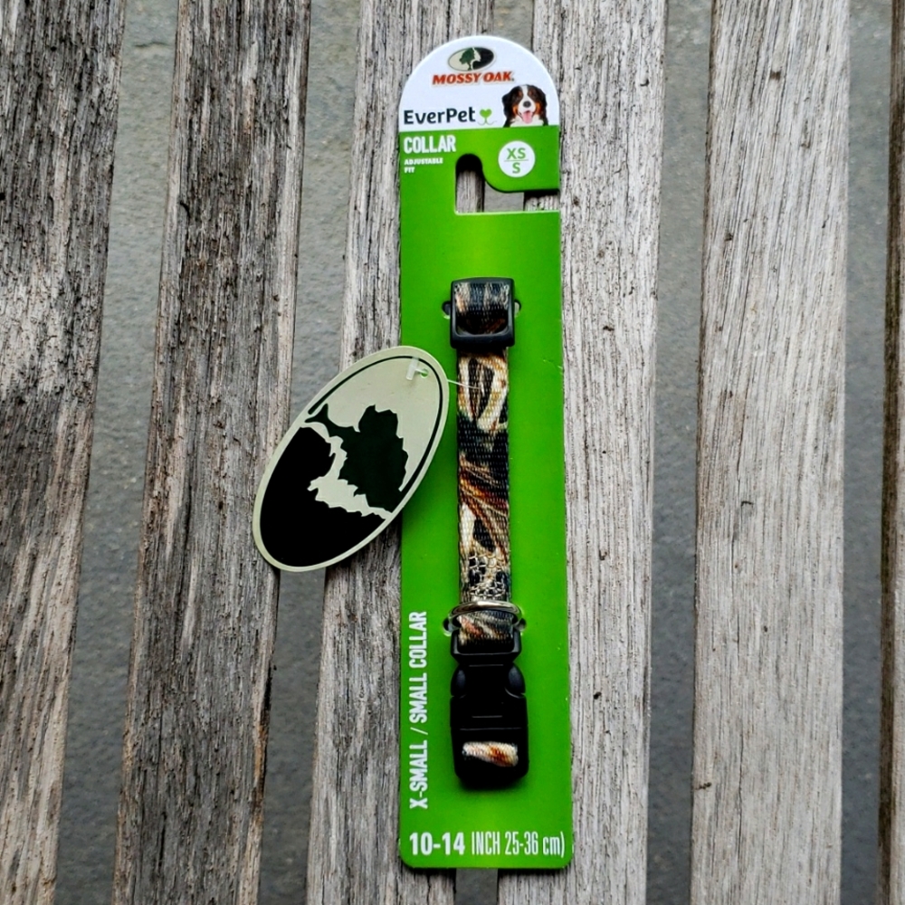 Four pack Mossy Oak dog collar XS/S NWT